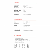 Pametni sat Smart watch Motorola Moto Watch 40 crni