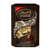 Lindt Temna čokolada Lindor 70% 200 g