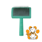Tauro Pro Line Brush Mint, Profesionalna Tanka Plasticna Cetka za Pse i Macke