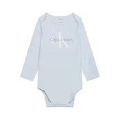 Calvin Klein Jeans Pajac/bodi pastelno modra/siva/bela
