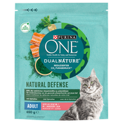 2 x 450 g / 650 g / 750 g Purina ONE po posebnoj cijeni! - Dual Nature losos sa spirulinom (2 x 650 g)