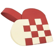 Sizzix 662160 Šablona za rezanje Tkano srce 2 kos