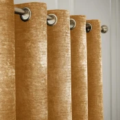 Rumene izolacijske zavese iz šenilje v kompletu 2 ks 168x229 cm Selene Luxury Chenille – Hyperion