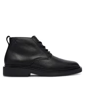 Gležnjarji Calvin Klein Sq Rubber Desert Boot Lth HM0HM02352 Črna