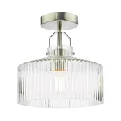Där Lighting LEN4846 - Pritrdjen stropni lestenec LENKA 1xE27/60W/230V matni krom