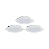 Aigostar - set od 3 LED prigušiva ugradna svetiljka MESH 15W/230V 2700K-6500K, precnik 17 cm