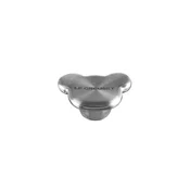 Ročaj pokrova SIGNATURE BEAR 5 cm, srebrna, nerjaveče jeklo, Le Creuset