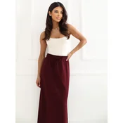 Bordo midi krilo z razporki
