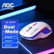 AOC Bežicni miš, 2.4GHz, Bluetooth, Belo-plavi