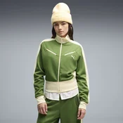 PUMA T7 Retro Track Jacket Women, Women, Earthy Green/Buttercream, XL