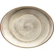 Bonna ovalni krožnik Aura Terrain 36x28 cm (6 kos)