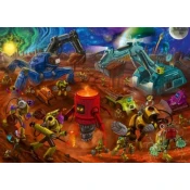 Ravensburger Puzzle Vesolje gradbišče 60 kosov