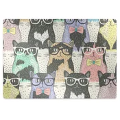 Decormat Podloga za zaščito tal Cats 120x90 cm 15 cm
