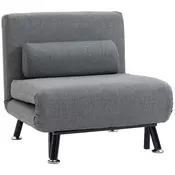 Homestar Ležalna stol 75x70x75 cm temno siva