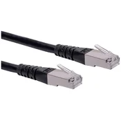 ROLINE Roline 21.15.0828 RJ45 omrežni kabel\, Patch kabel CAT 6 S/FTP 1.50 m črna 1 kos, (20420092)