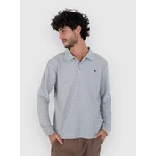 Hurley Icon Long Sleeve Polo heather grey