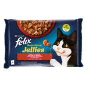 Mokra hrana za mačke, meso, Felix Sensations , 4 x 85 g