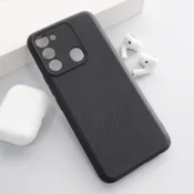 Maska Carbon fiber za Tecno Spark 8C/ Spark 9 crna
