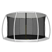 INLEA Notranja zaščitna mreža za trampolin ULTIMATE Jump, skupni premer 305 cm, za 8 stebrov – črna