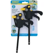 KINZO enoročna hitra mizarska spona (2x), 100mm