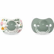 Suavinex Walk 18 months+ green pacifier 2 pieces