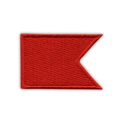 shumee Našitek zastave Bravo - Podlaga za nalepko z likanjem/toplotno varjenje - Vezen našitek/značka/emblem