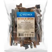 PETMEX Pasja poslastica iz jelenje kože, naravna, 500g