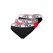 FILA Spodnje hlačke živo rdeča / črna / bela
