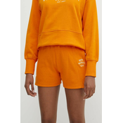 Bombažne kratke hlače Casall oranžna barva