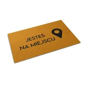 tulup.si Predpražnik za vrata Jesteś na miejscu 60x40 cm