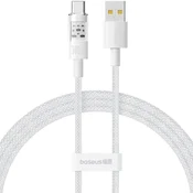 Polnilni in podatkovni 100W USB-A v USB-C kabel Baseus Gem - 2m - moon white