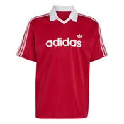 ADIDAS ORIGINALS Majica rdeča/bela