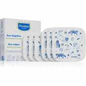 Mustela ECO Reusable & Washable Wipes čistilni robčki za otroke od rojstva 6 kos
