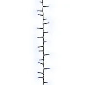 Vidaxl Kompaktna LED veriga s 1000 modrimi LED diodami 25 m PVC
