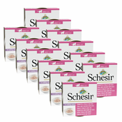 Schesir cat tuna in piščanec z rižem v obari 12x85 g