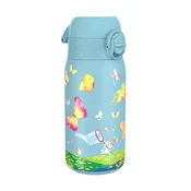 Childrens water bottle, stainless steel, 320 ml, Butterflies - Ion8