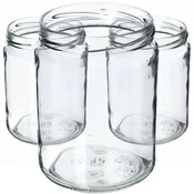 shumee PAC500/82 stekleni kozarci 500 ml za konzerve, kumare, med, tinkture, omake FI82