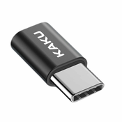 Kaku adapter USB-C/Micro USB, črna