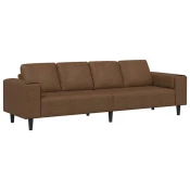 Kauc za dnevni boravak Smeda 250 x 77 x 76 cm