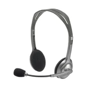 Logitech Logitech H110 stereo žicana slušalica, 3.5 mm prikljucak, crna/srebrna