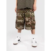 Empyre Ultra Loose Graf Camo Cargo moške kratke hlače green
