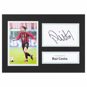 Rui Costa Signed 10x8 Photo Display AC Milan Portugal Autograph Memorabilia COA