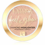 EVELINE COSMETICS kompaktni osvetljevalec - Feel The Glow Diamond Highlighter - Beach Glow