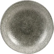 Churchill globoki krožnik Raku Quartz Black 24,8 cm (12 kos)
