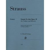 STRAUSS R.:SONATE ES-DUR OP.18 FOR VIOLIN AND PIANO