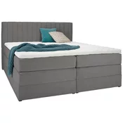 Premium Living Postelja Boxspring Simon V Svetlo Sivi Ca. 180 X 200 Cm