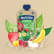 Nutrino Organic Pauc, Jabuka, banana, malina i pirinac, 100g