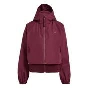ADIDAS BY STELLA MCCARTNEY Jakna za trening vinsko rdeča