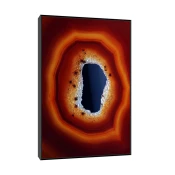 Canvas Slika na platnu Karneol, Sa ramom, 50 x 75 cm, Crni
