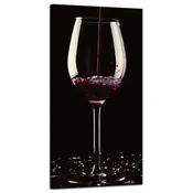 shumee Platno s tiskom Kuhinja Kozarec vina 40x80 cm